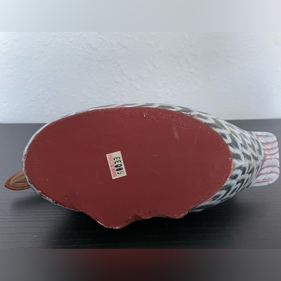 Vintage Handmade Wood Female Mallard Duck, Sculpture. - Picture 7 of 7